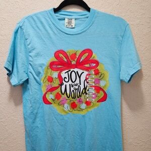 NTW, Baxter & Me "Joy To The World" Comfort Colors T-shirt